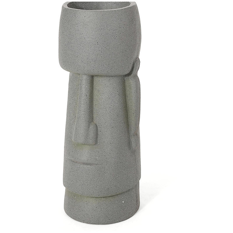 Jardinière d'extérieur, H 24,25 po x l 9,25 po x P 9,25 po, Gris Pierre