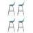 Counter Stool with Metal Frame-94310233-94310232-94310231