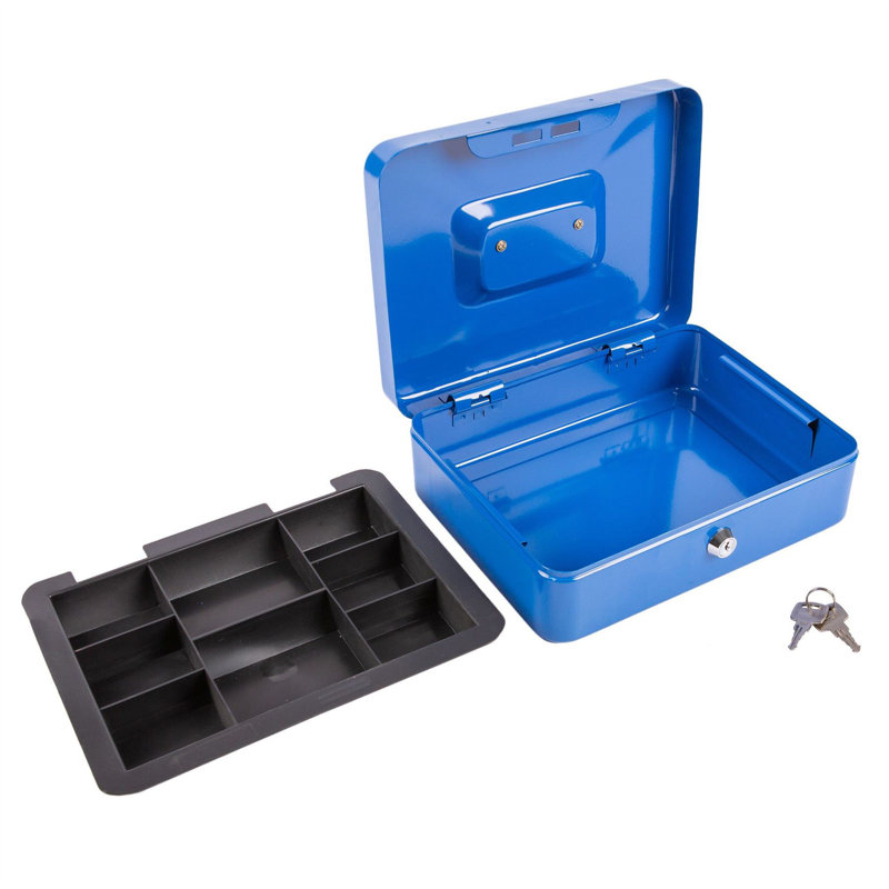 Key Lock Safe Box, Blue, 200cm H x 250cm W