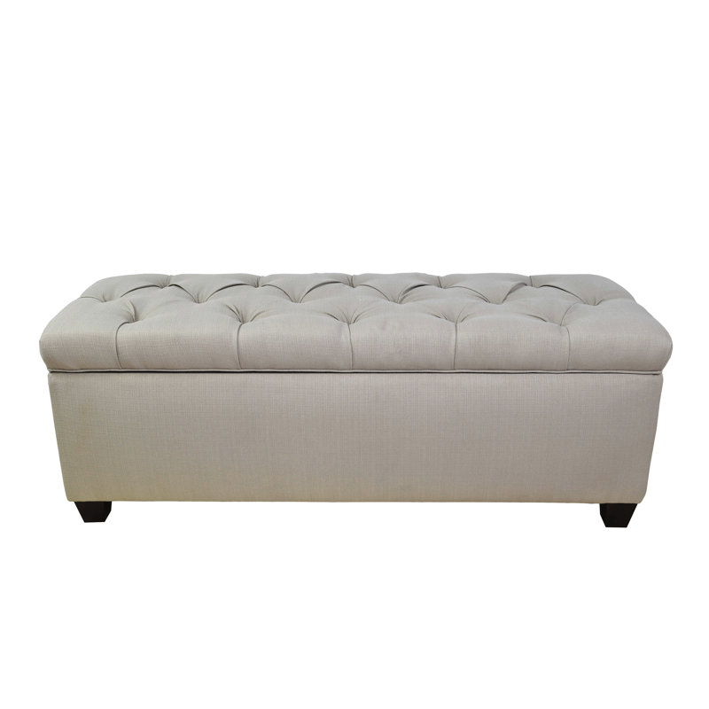 Banc de rangement rembourré Erik, Souris