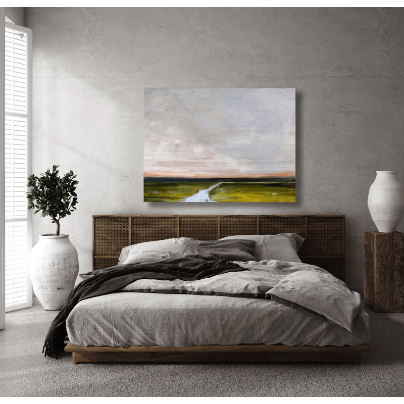 Tributaire - reproduction d'artiste sur toile, H 20 po x l 24 po x P 1 po, Toile tendue