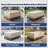 600D Oxford Heavy Duty Patio Furniture Cover, Waterproof All-Weather Outdoor Cover for Sectional Sofa & Rectangular Garden Dining Table Chair Set-1911059118