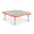 Gris / Orange