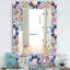 Miroir mural 19 bohémien et éclectique fleur-40097012