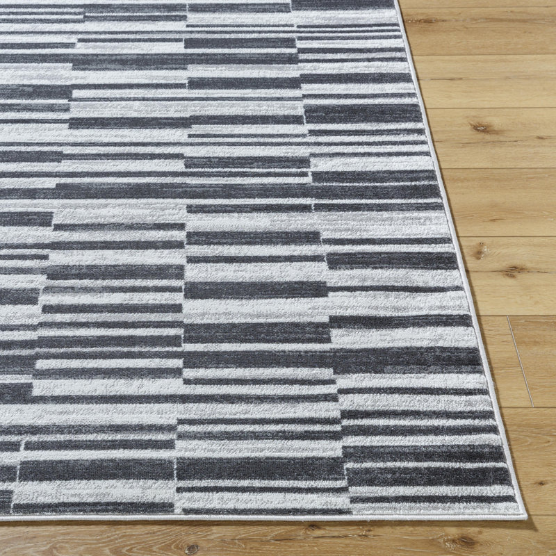 Striped Indoor Rug, Rectangle 5'3" x 7'3"