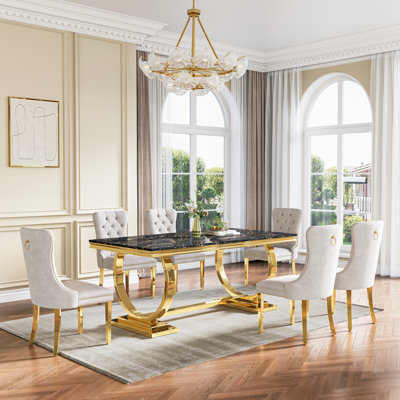 Rectangular 70.1"L X 35"W Dining Set