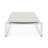 5 - Position Adjustable Outdoor Lounge Chair, Aluminum Frame And Breathable Mesh, 180 Flat, Weather , For Beaches Patios Chaise With , White Grey Space Saving, Various Scenarios-527933289