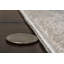 Tapis oriental en polyester tissé à la machine en beige / ivoire-86879709