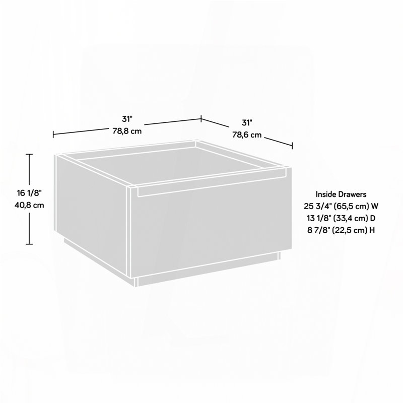 Gaming/Coffee Table, White finish