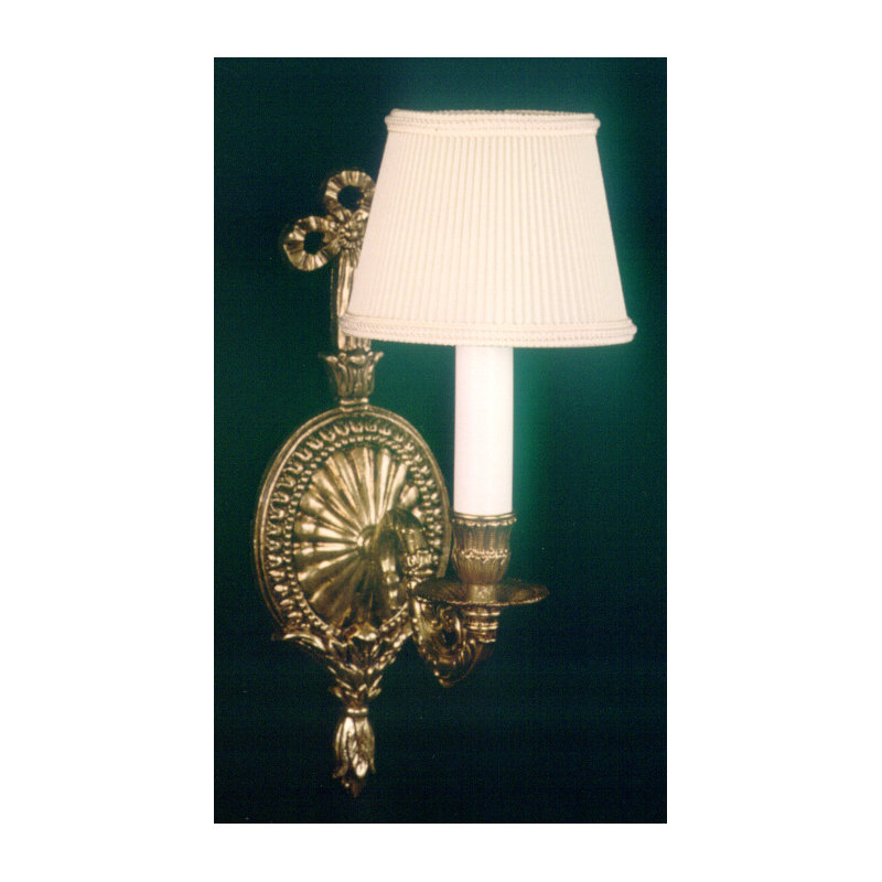 Cowie Candle Wall Light, Antique Silver