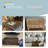 Bella ClickDecor Rustic Farmhouse Wicker Lightweight Indoor/Outdoor Storage Container Ottoman-1861342994