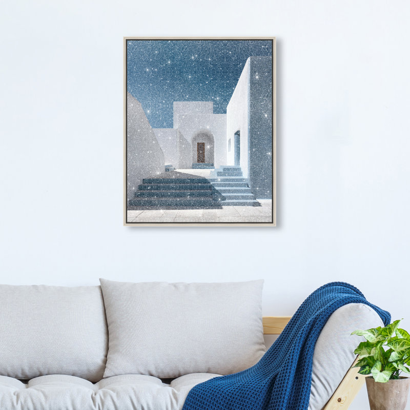 Monolithic Archway Print by Oliver Gal, 21"H x 17"W, Silver Floater Frame