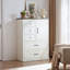 Commode 5 tiroirs pour chambre à coucher, commode haute, rangement pour commode, commode de chambre