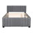 Full Upholstered Platform Bed With Trundle