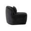 SORAYA SWIVEL ARMLESS CHAIR - SHADOW GREY