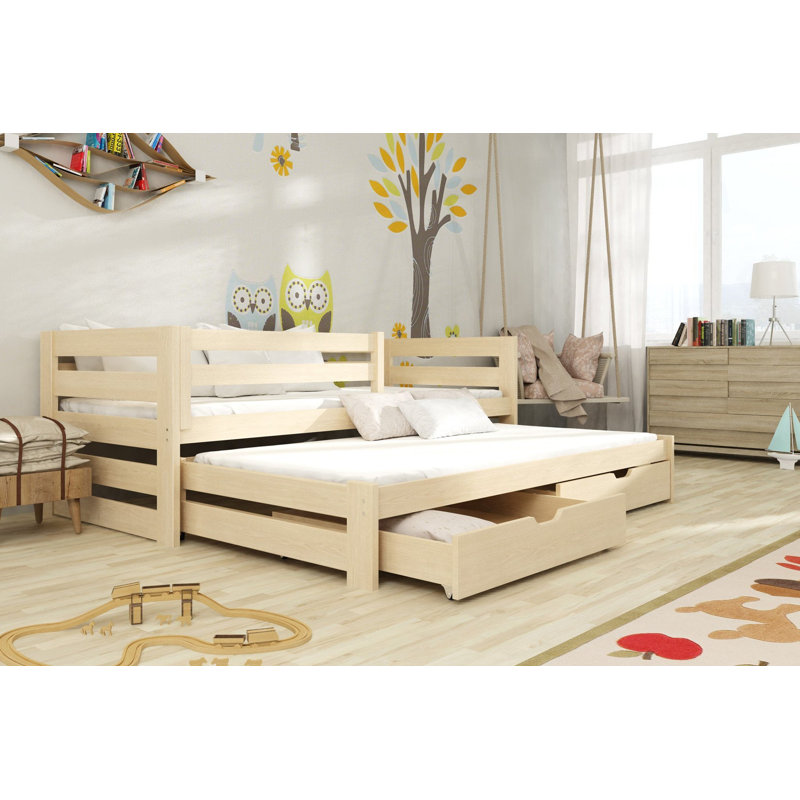 Cardoon Standard with Storage Included with Trundle Included, Pine