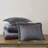 Swift Home Ultra-Plush 3-Piece Reversible Micro-Mink & Sherpa Comforter Set, Soft Warm Lightweight Bedding with Matching Pillow Shams, King, Pewter-192596860-192596858
