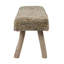 Banc rembourré en laine Fidel