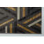 Tapis gris / doré Billie-Loren-957650182