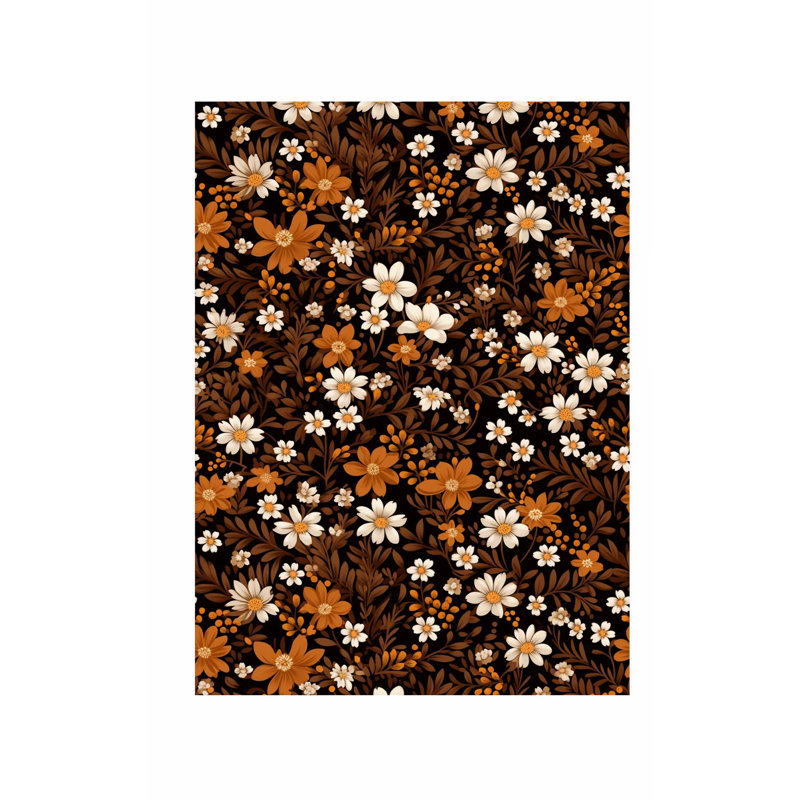 Motif floral d'automne floral, H 16 po x l 12 po