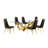 Khailee Glass Top Double Pedestal Dining Set-861198490-861198491-861076895