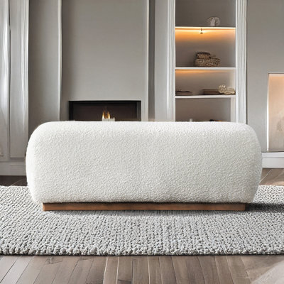 Banc à boucles moderne et élégant de 47 po de style japonais Mundubbera