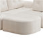 Canapé modulaire modulaire avec méridienne, structure en mousse complète, conception d'emballage par compression, revêtement en tissu tissé, canapé moderne surdimensionné pour le salon-1942740842