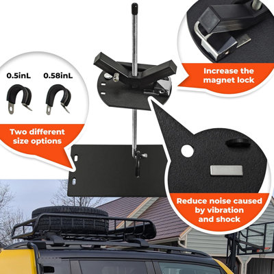 Universal Roof Rack Tire Carrier