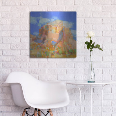 Red Rock' by Vahe Yeremyan Metal Wall Art