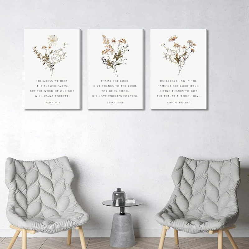 3 Piece Wrapped Canvas Print