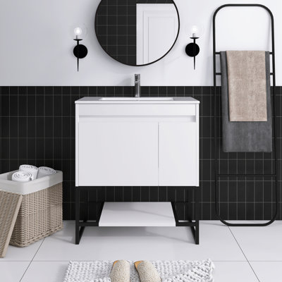 30"" Single Bathroom Vanity Set -  Staykiwi, SKSGBV12-30W