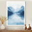 Scandinavian Calming Lake I - Blue Nature, reproduction d'art-799036209-799036223
