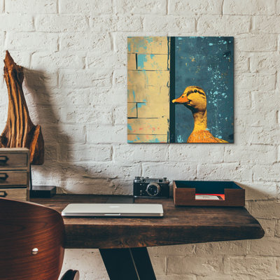 «The Duck» par Andreas Magnusson, art mural en verre acrylique