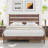 Pine Solid Wood Standard Bed-427165196-427165194