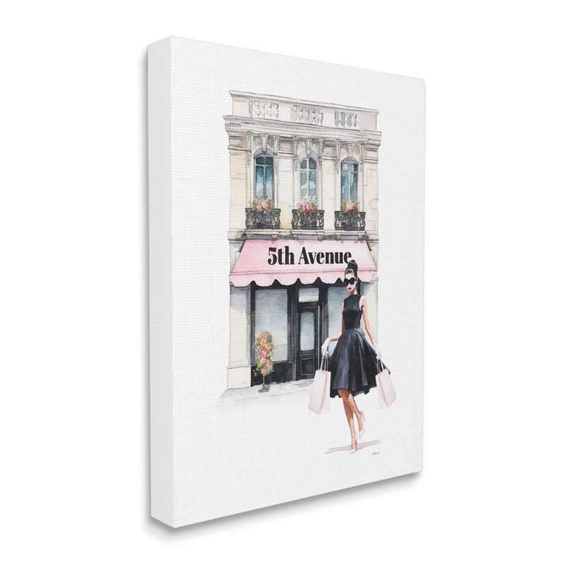 Femme, architecture de magasinage par Amanda Greenwood, H 40 po x l 30 po x P 1,5 po