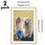 Cadre photo Americanflat - ensemble de 2 - cadre avec passe-partout - plexiglas poli-101177768-101210531