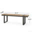 Banc de pique-nique d'extérieur en aluminium-1406296777-1421961420