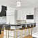 48" Figgs 3 - Blade LED Flush Mount Ceiling Fan with Remote Control and Light Kit Included
