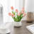 Artificial Fake Tulips Plants In Planter