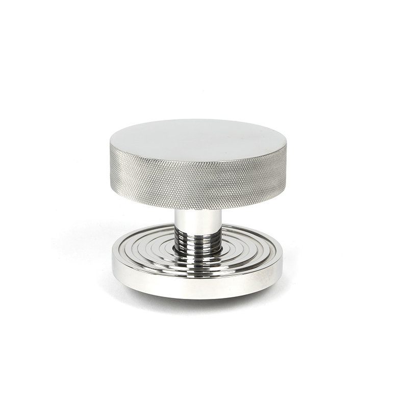 Brompton Single Dummy Door Knob , Polished Marine