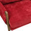 Fauteuil rouge de style Mid-Century - Collection, construction, revêtement en velours doux au design, construction, touche luxueuse-188091138