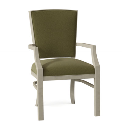 Chaise avec accoudoirs à dossier King Louis Seward