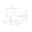 Causeuse inclinable en tissu de microfibre transitionnel-1550916584