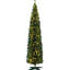Arbre de Noël artificiel de 8 pi avec 300 lumières blanches chaudes, 618 pointes, décoration supplémentaire, élément d'embellissement facile à assembler, assemblage
