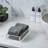 Creative Scents Monogrammed Fingertip Towels Silver Embroidered Set of 2-61673416