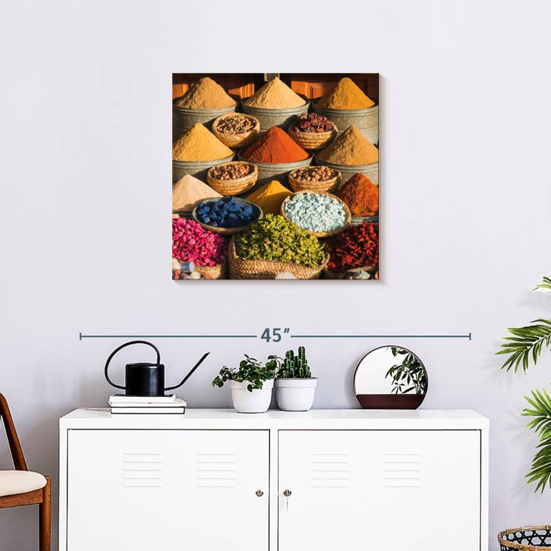 Yarlin Marrakesh Market Spices, 24" H x 24" W