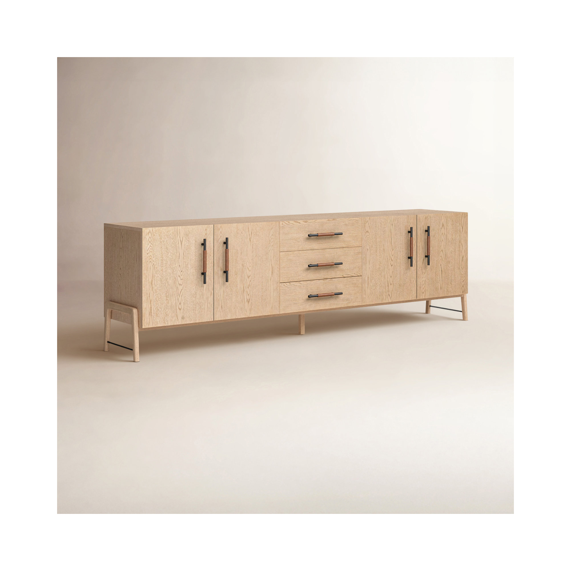 Karsten 94" Media Console, Natural