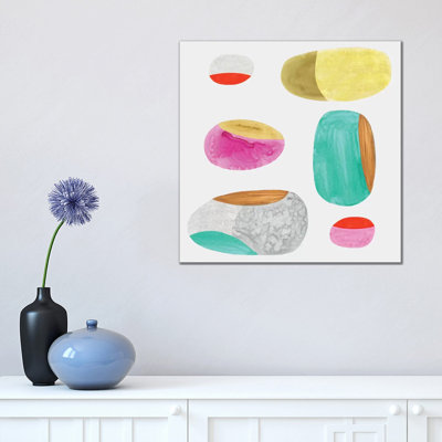 Color Combo III by Eva Watts - Wrapped Canvas Print