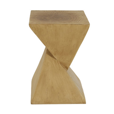 Modern Durability Magnesium Oxide Geometric Design Indoor Outdoor Side Table