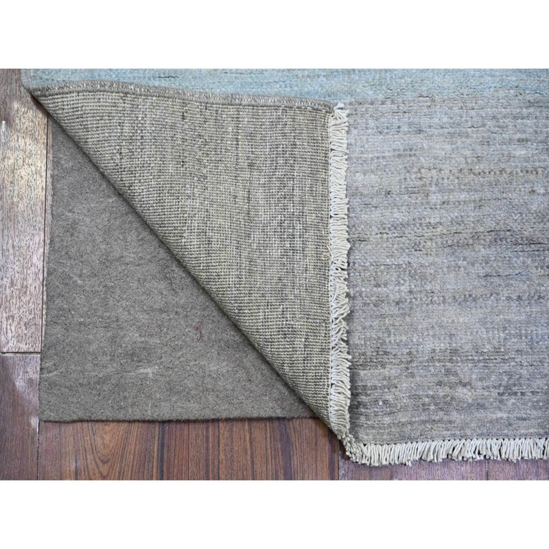 Tapis de couloir gris nouvel âge en laine 2 pi 8 po x 9 pi 5 po Zoriah